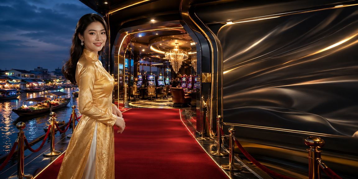 Người chơi nhận thưởng VIP trong trang phục áo dài truyền thống tại Cần Thơ