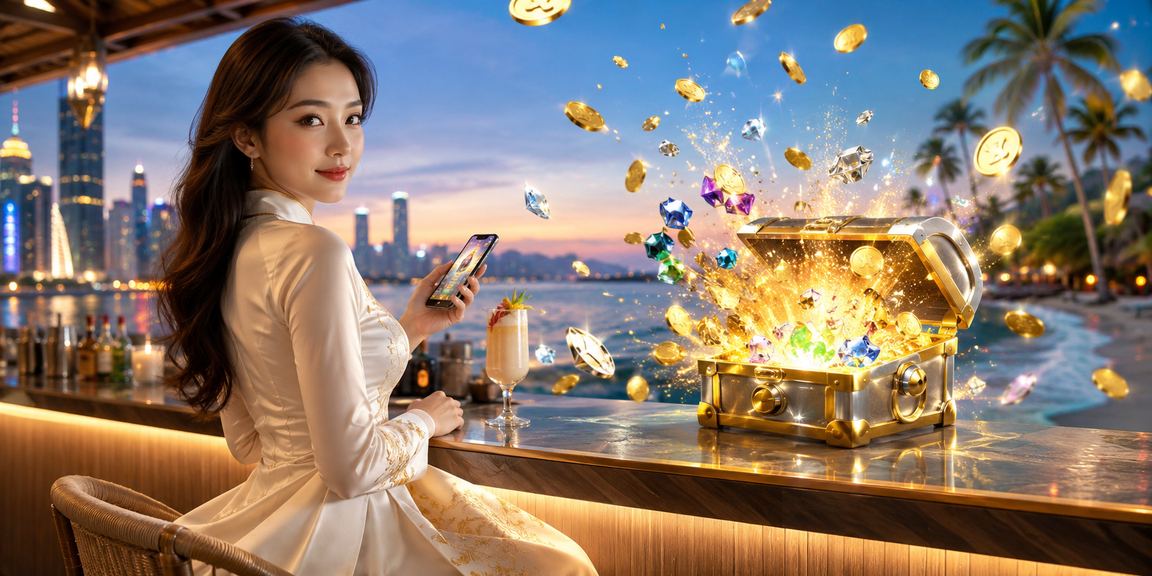 Người chơi trải nghiệm casino di động tại TP.HCM với trang phục áo dài truyền thống
